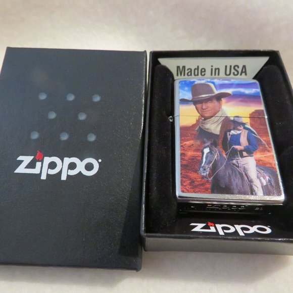 Limited John Wayne Rooster Cogburnr Zippo Lighter - Picture 1 of 1